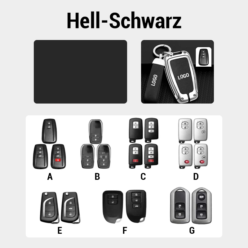 Für Toyota Leder-Schlüsselanhänger/Suitable for Toyota leather keychain