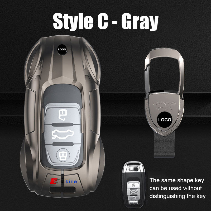 For Audi Car Zinc Alloy Key Protector