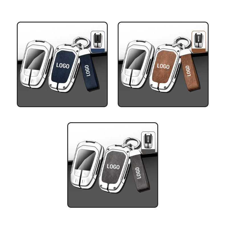 For Isuzu Leather Keychain