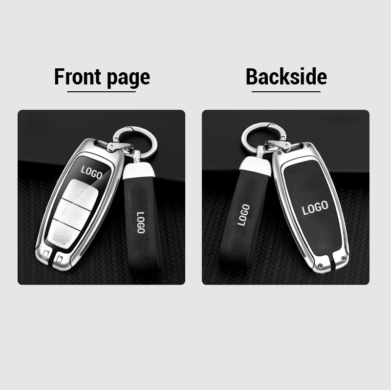 For Kia Leather Keychain