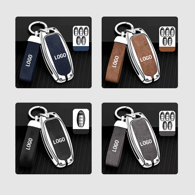 Für Nissan Leder-Schlüsselanhänger/Suitable for Nissan leather keychain