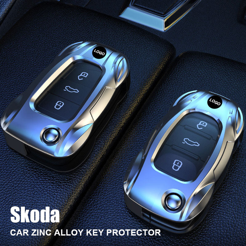 For Skoda Auto Zinc Alloy Key Case