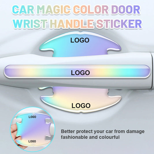 Car Magic Color Door Wrist Handle Sticker（8-piece set of 4 door handles）