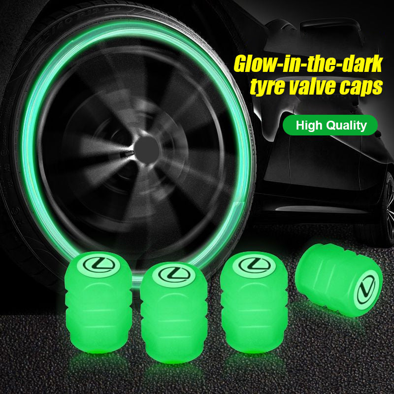 🔥HOT SALE 49% OFF🔥FLUORESCENT TIRE VALVE CAPS