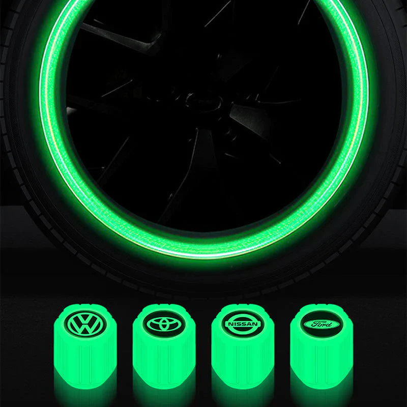 🔥HOT SALE 49% OFF🔥FLUORESCENT TIRE VALVE CAPS