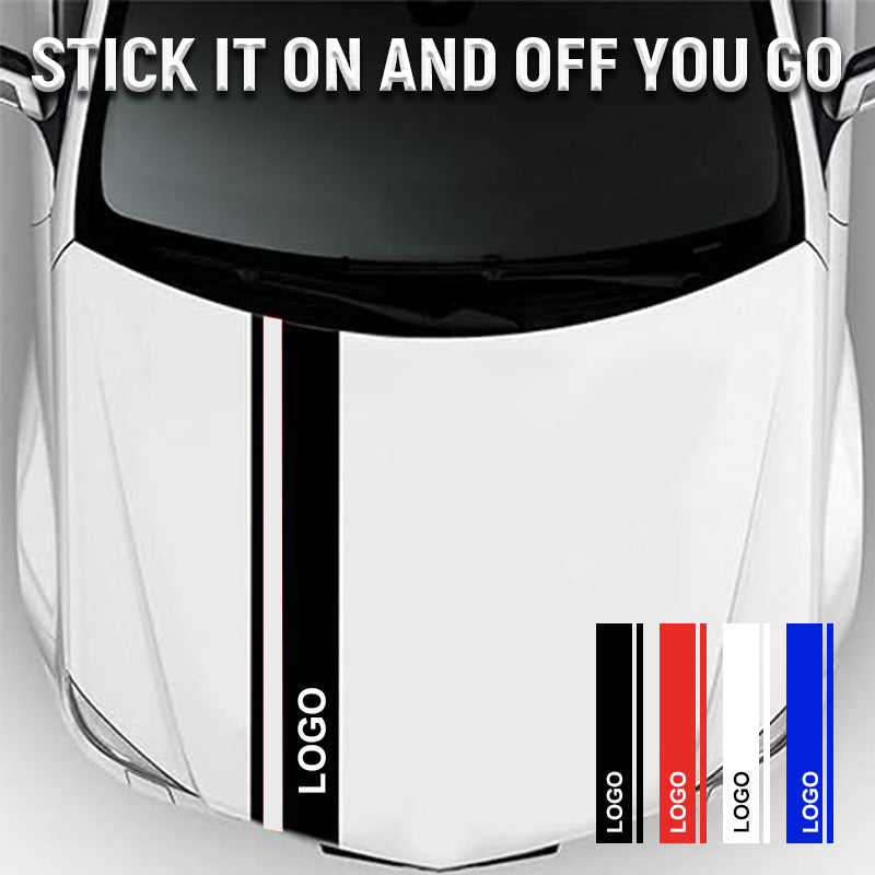 Car stickers to decorate the hood (2 sheets)