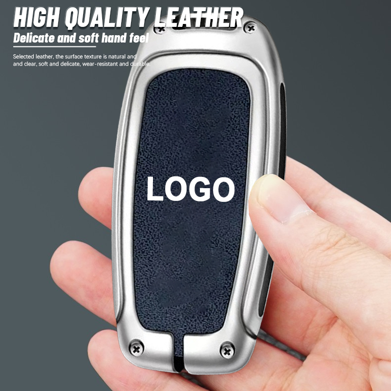 For Kia Leather Keychain