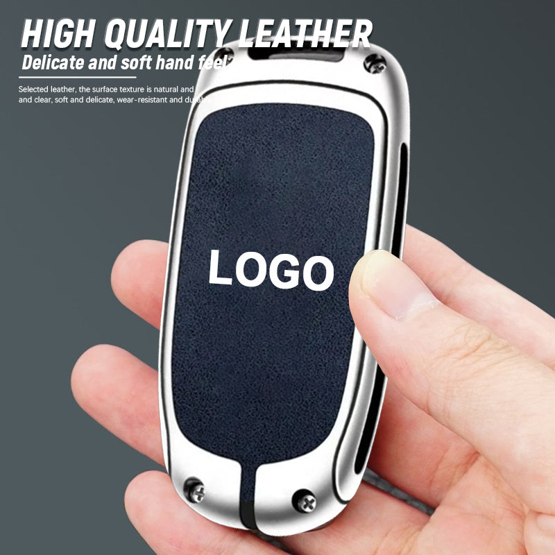 For Jeep Leather Keychain