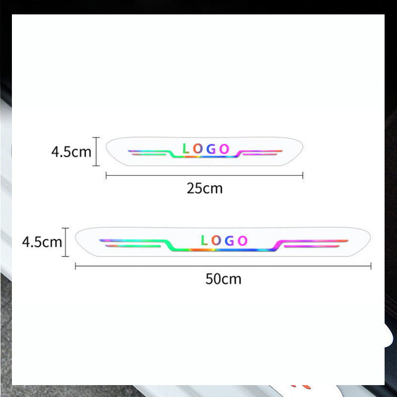 Acrylic Car Door Sill Protection Strip（1 set of 4）