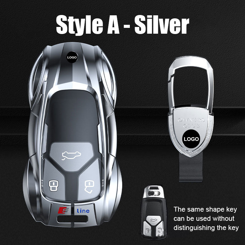 For Audi Car Zinc Alloy Key Protector